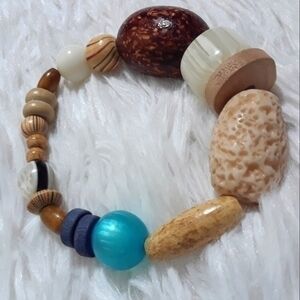 ☄Vintage Cabana Girl Mash-Up Beaded Bracelet